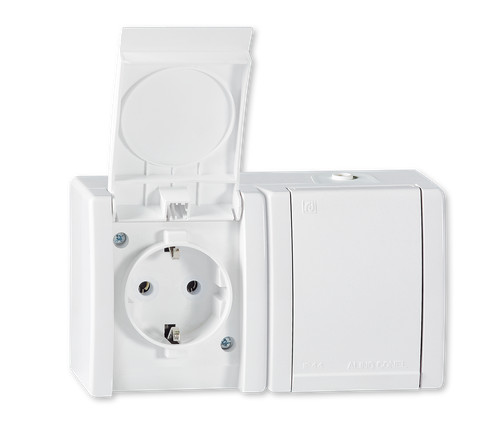  Priključnica OG IIp dupla PVC 242        